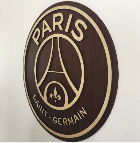 لوحة جدارية خشبية PSG