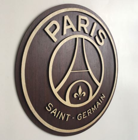 لوحة جدارية خشبية PSG