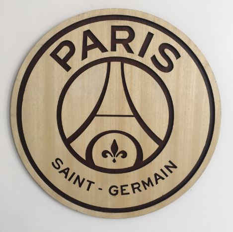 لوحة جدارية خشبية PSG