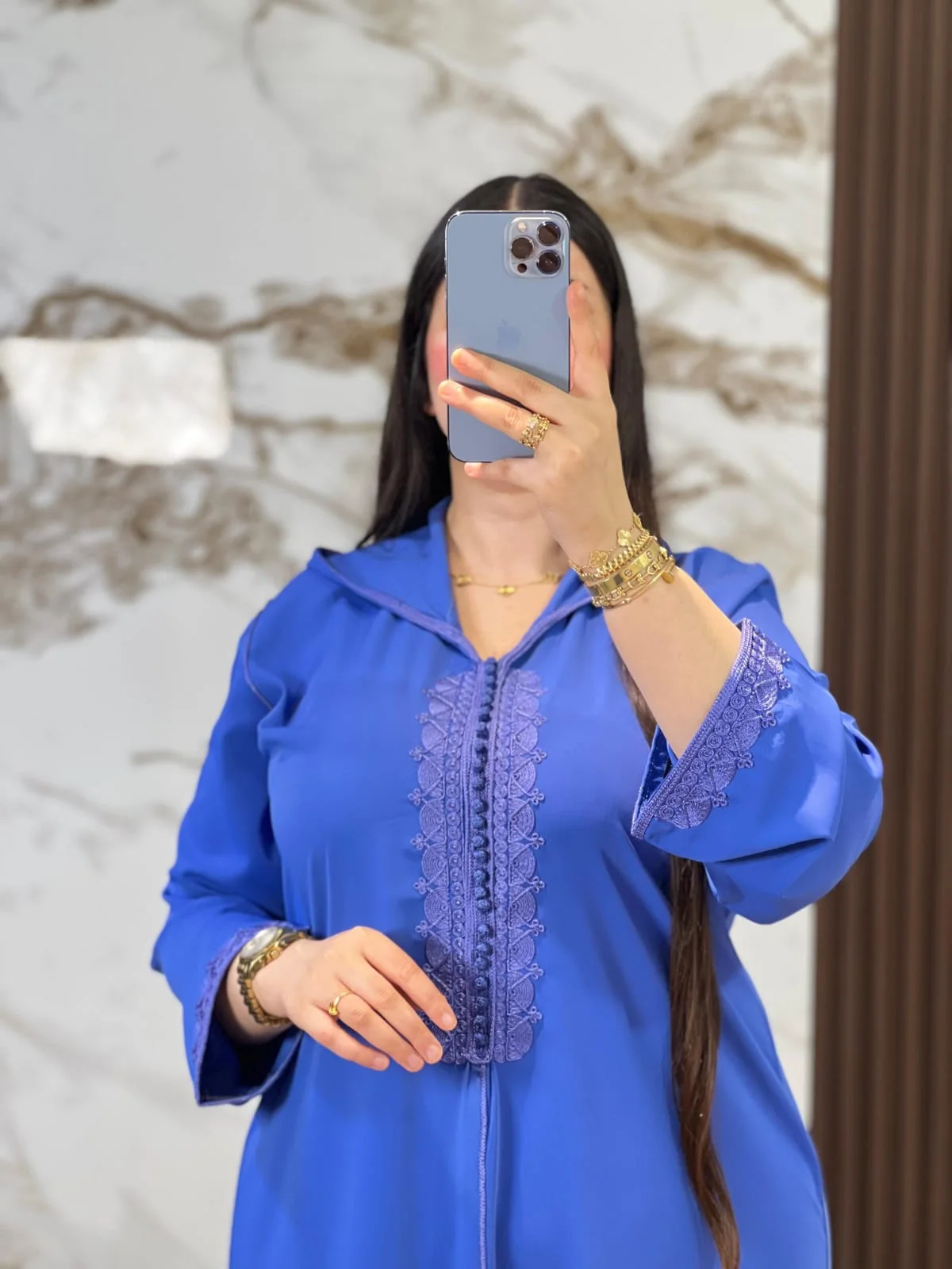 جلابة كريب لون ف لون