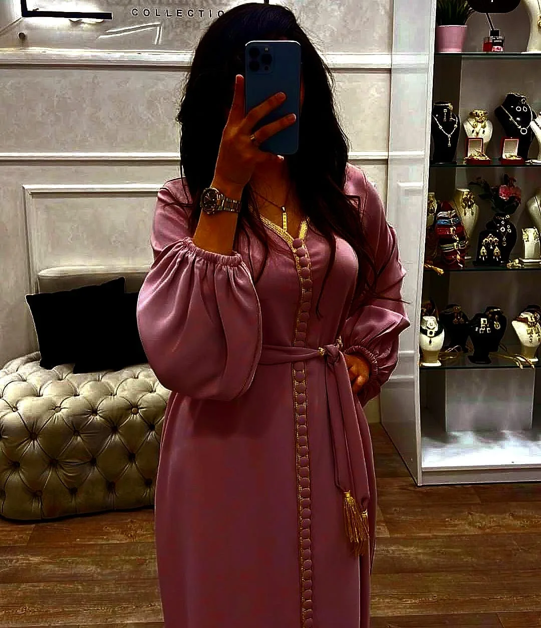 قفطان بالحزام