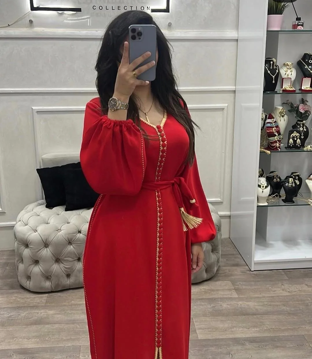 قفطان بالحزام