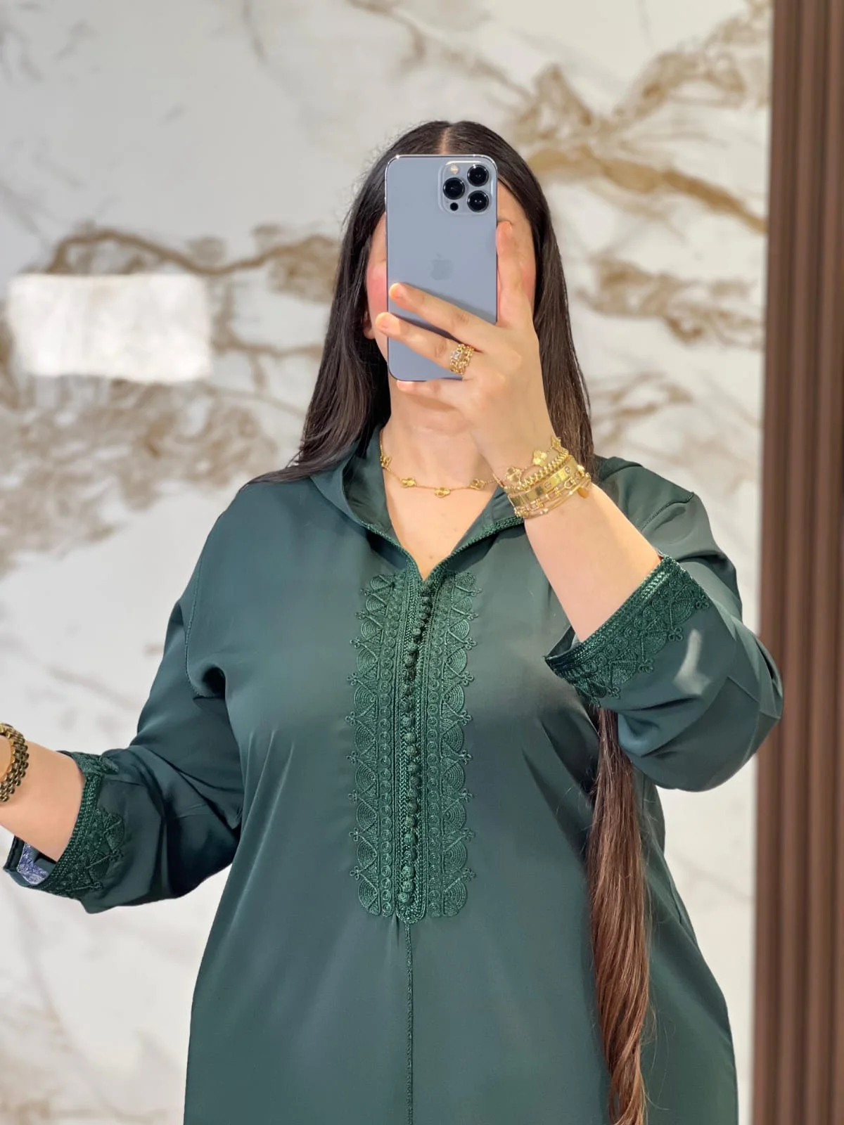 جلابة كريب لون ف لون