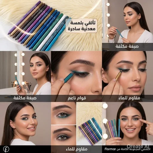 باك 12 قلم للعينين flormar