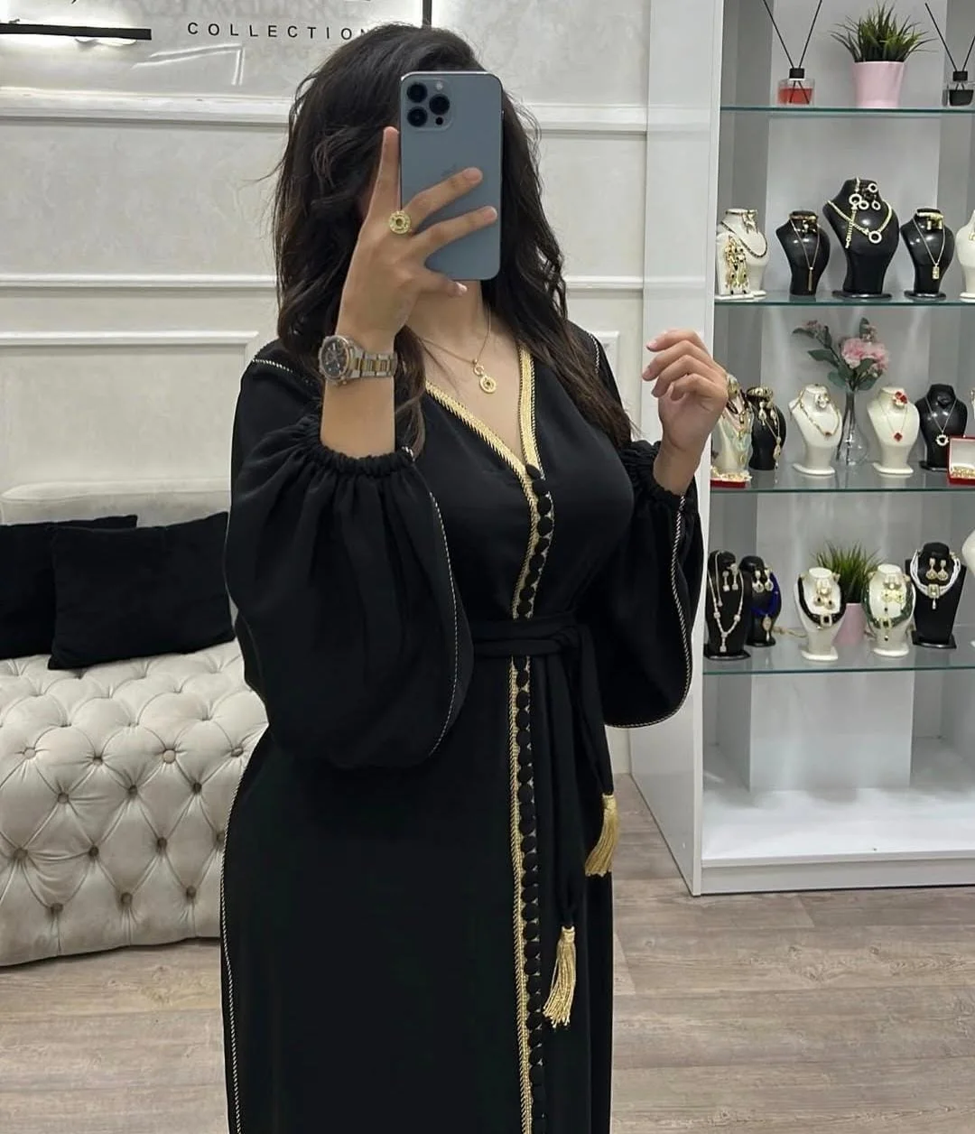 قفطان بالحزام