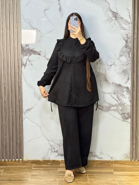 انسومبل أنيق قطيفة