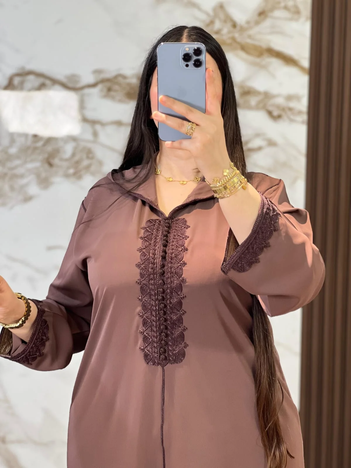 جلابة كريب لون ف لون