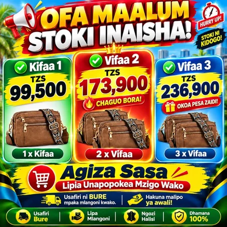 👜 Mkoba wa Kifahari wa Wanawake – Mtindo, Nafasi na Urahisi Kila Siku