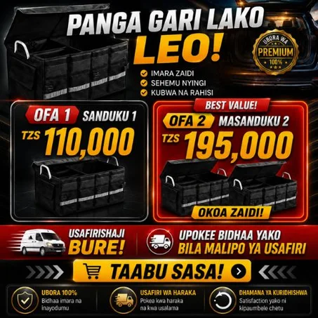 🔥 Ondoa Vurugu Kwenye Buti la Gari Lako Leo!