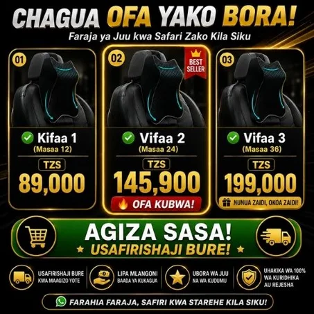 🛑 Komesha Maumivu ya Shingo na Mgongo Kwenye Foleni na Safari Ndefu! 🚗💆‍♂️