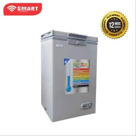 PARTAGEZ CE PRODUIT   Boutique Officielle SMART TECHNOLOGY Congélateur Horizontal 72 Litres Brut - Gris - STCC-102