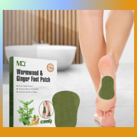 لصقات القدم العشبية