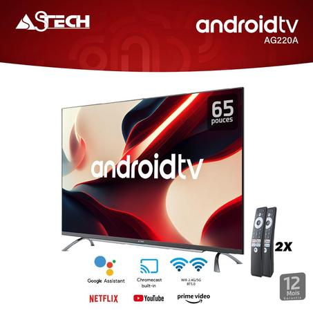TELEVISEUR 65″ ASTECH SMART ANDROID