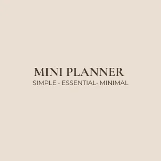 Mini planner