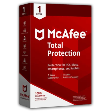 McAfee- Total -Protection 2024 | 1 device |10Years PC-Mac-Android