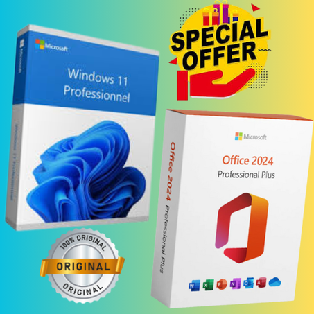 Office 2024 + Windows 11 Pro Bundle | Lifetime License + Instant Delivery