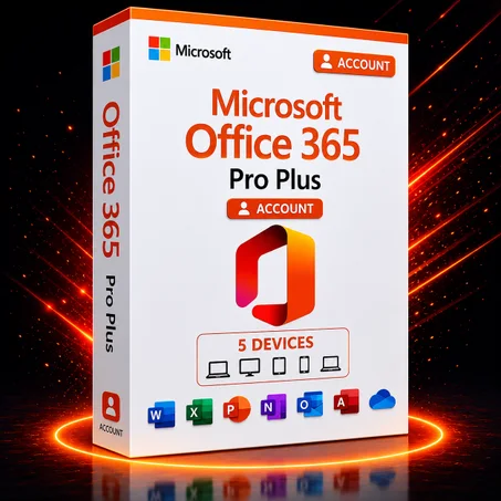 Account -Microsooft Offiice 365 Pro Plus 5 devices