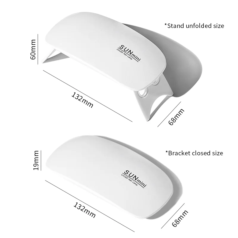 جهاز تجفيف الأظافر المصغر بتقنية الأشعة فوق البنفسجية والضوء