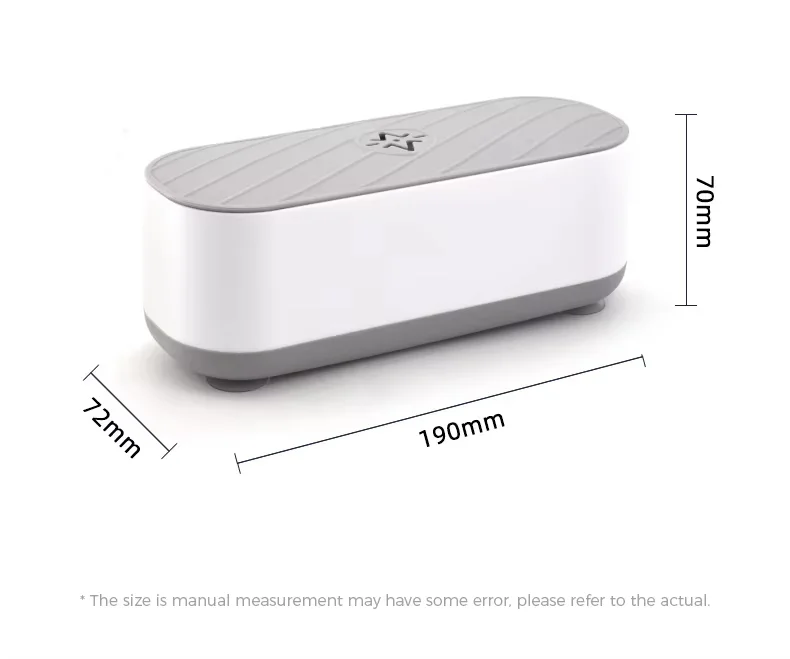 منظف المجوهرات المصغر بالاهتزاز