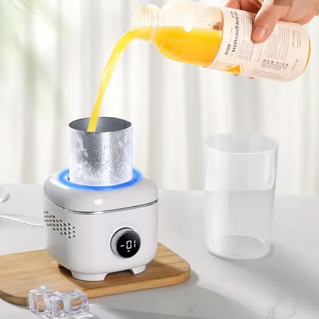 🥤❄️ كوب التبريد السريع – استمتع بمشروب بارد في ثوانٍ! ✨