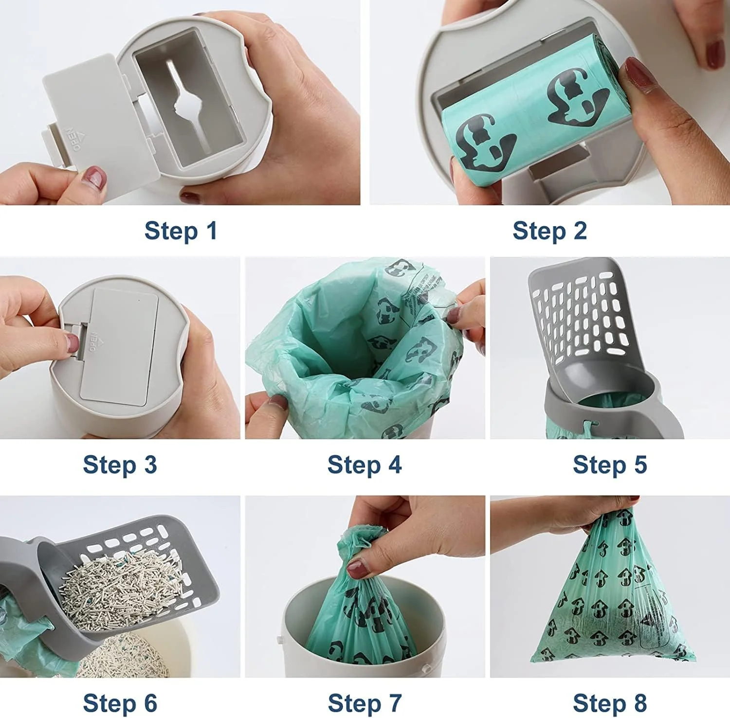 جاروف فضلات القطط - Cat Litter Scooper