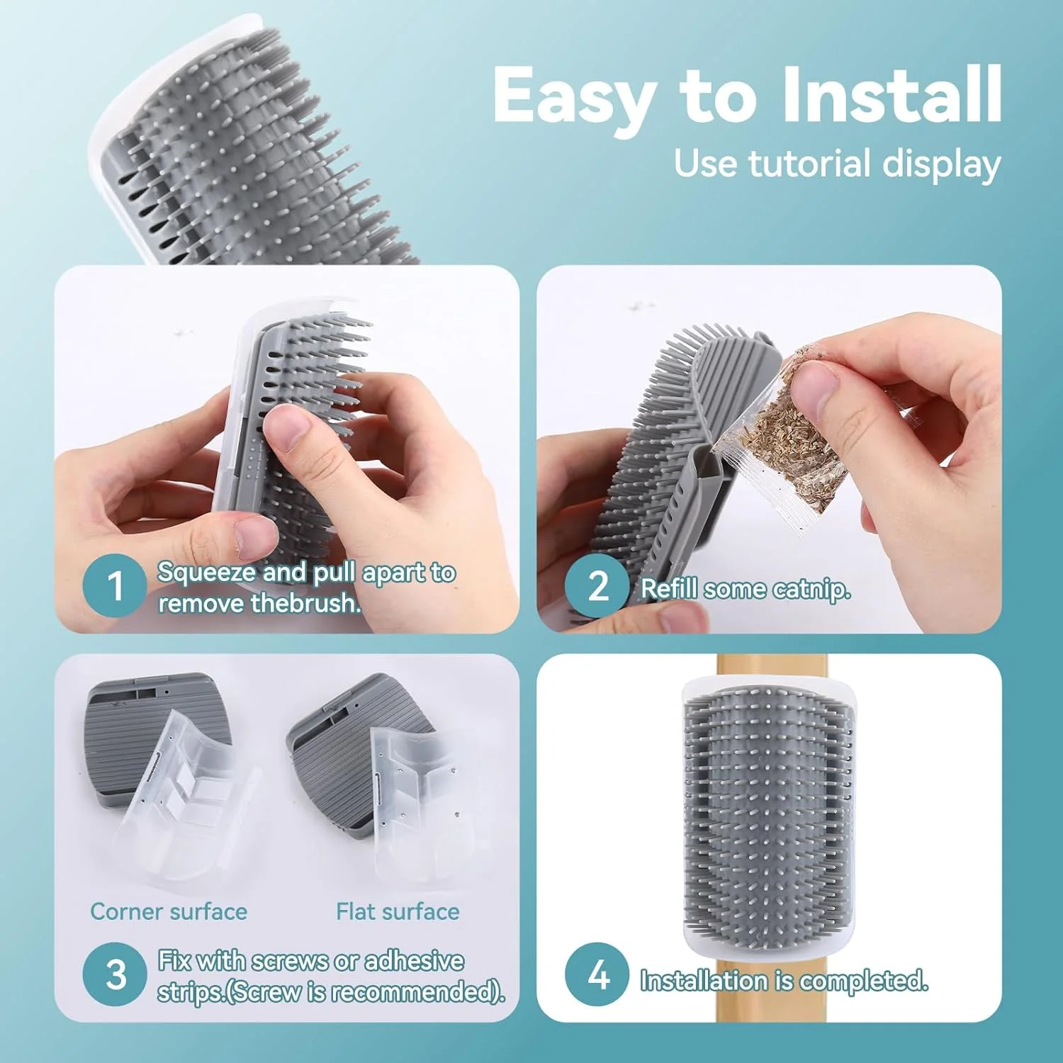 Cat Self-Groomer - فرشاة تدليك ذاتية للقطط