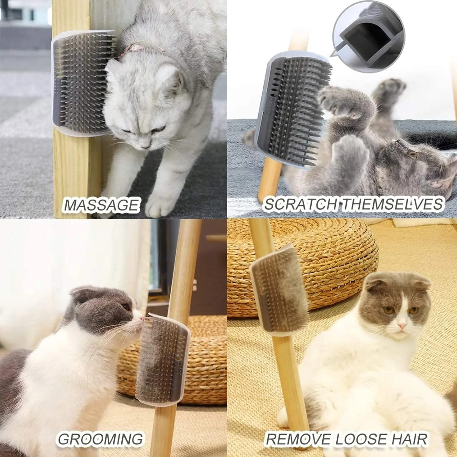 Cat Self-Groomer - فرشاة تدليك ذاتية للقطط