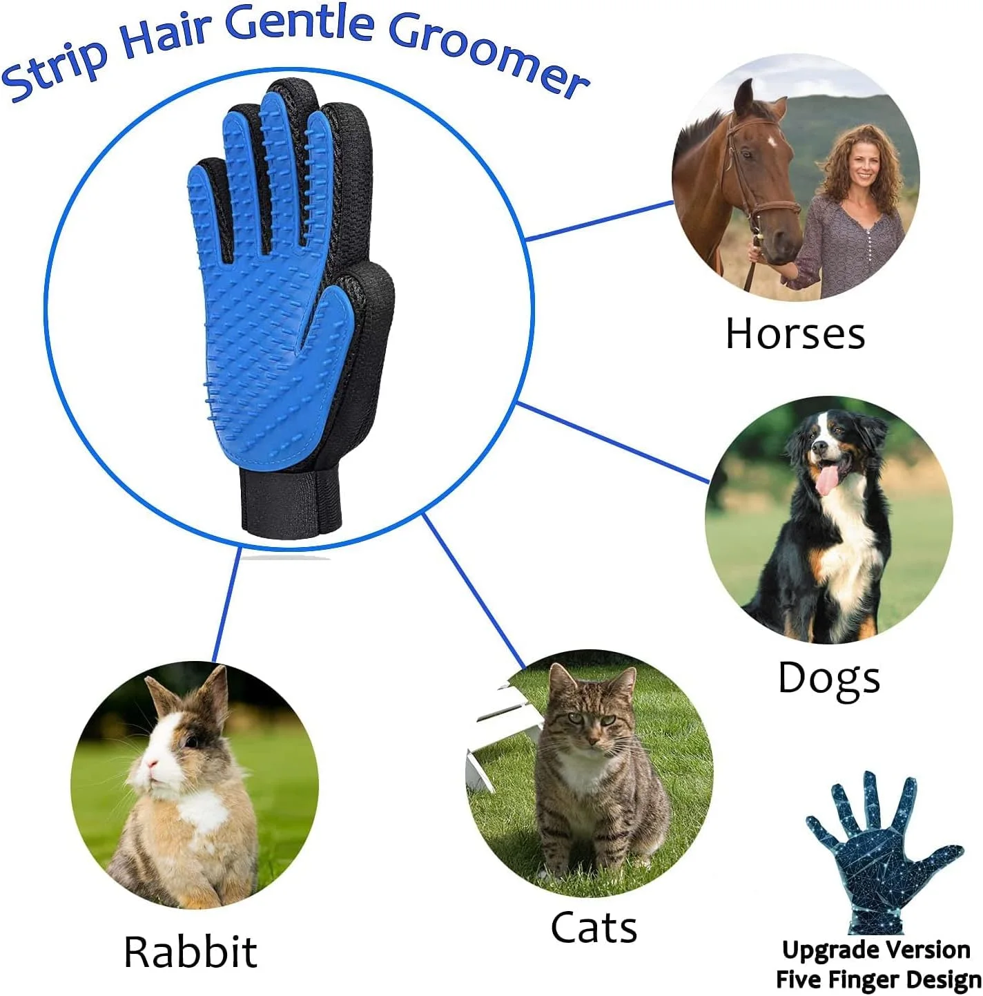 قفاز إزالة الشعر - Pet Hair Remover Glove