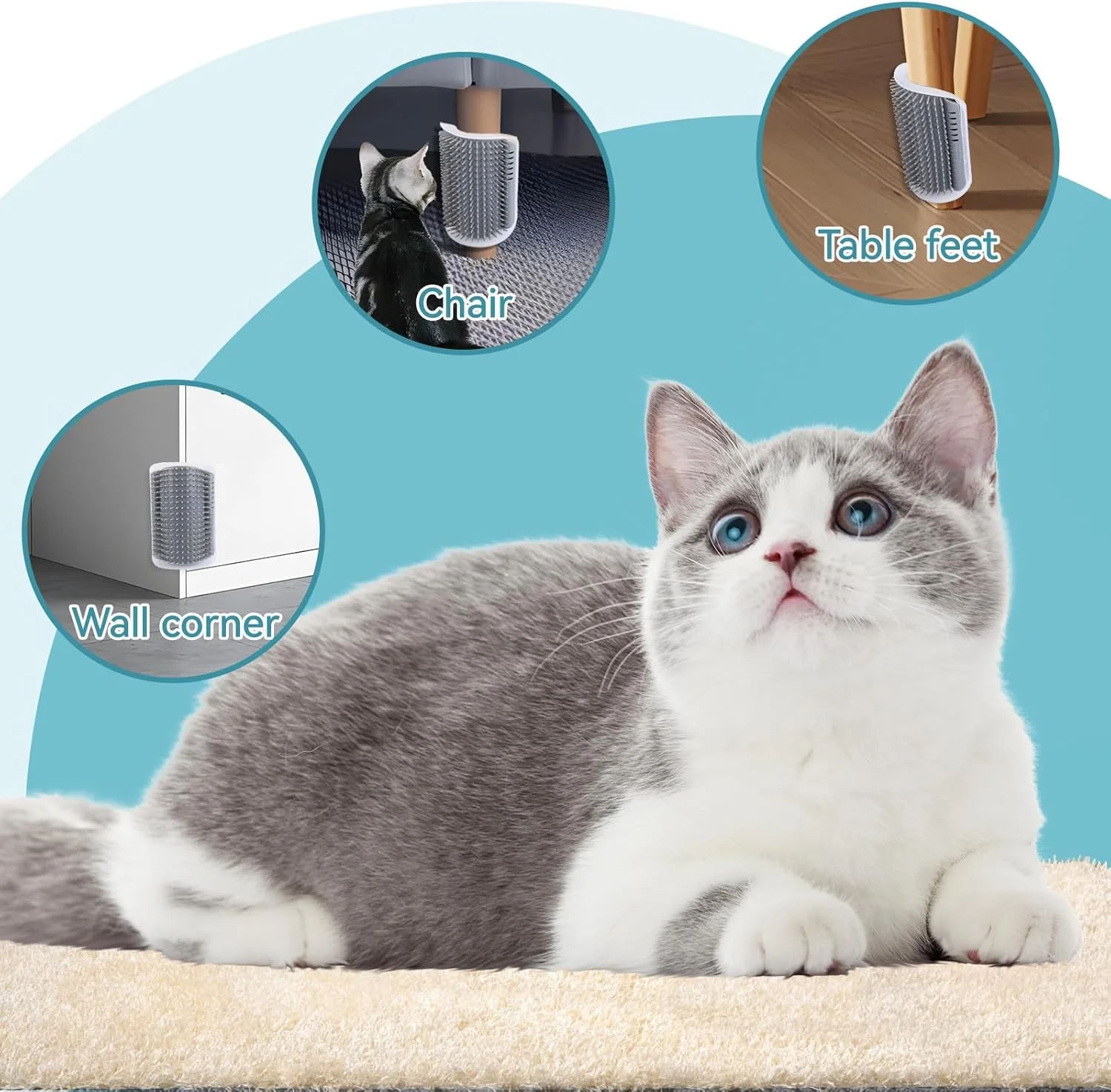Cat Self-Groomer - فرشاة تدليك ذاتية للقطط