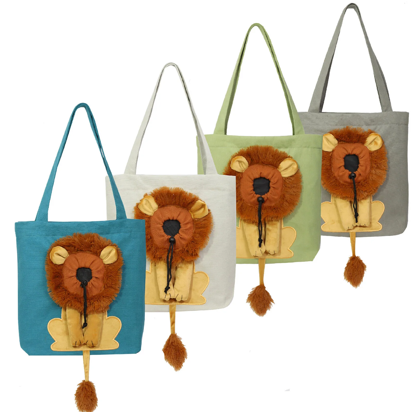 حقيبة للحيوانات الأليفة - Lion-Shaped Pet Bag