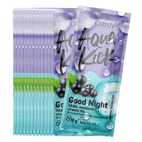 OstroVit Aqua Kick Good Night 10 g - avec gamma-aminobutyric acid, melatonin and vitamin B6