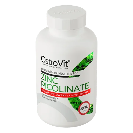 Zinc Picolinate 200 Tabs - Zinc Essentiel pour l’Immunité, la Peau et la Vitalité