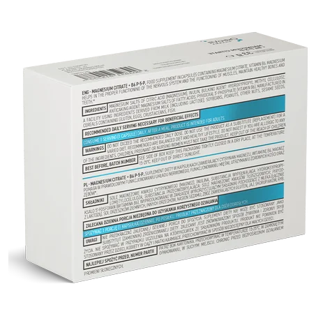 Ostrovit Magnesium Citrate + B6 P-5-P 60 Caps