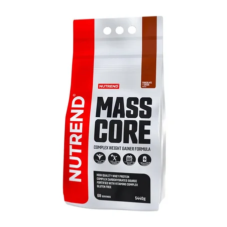 Nutrend Mass core 5440 g - Chocolate & Cocoa- Prise de Masse Propre & Contrôlée