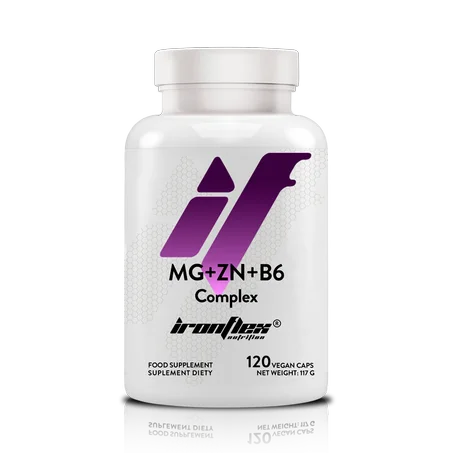 IronFlex MG + Zn + B6 Complex 120 Caps