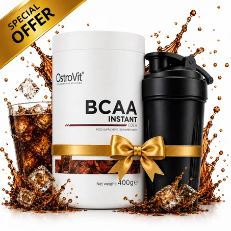 Pack BCAA Instant 400 g - Cola + Shaker Noir