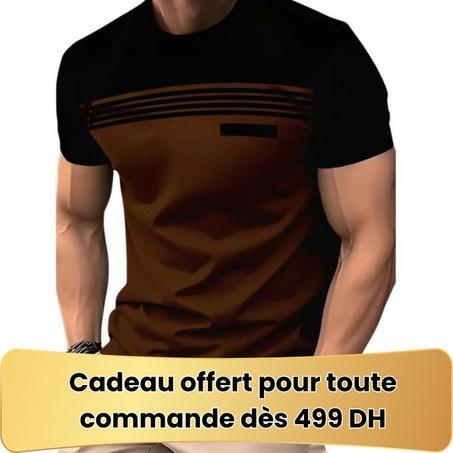 T-shirt Rayé Homme