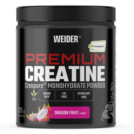 WEIDER Créatine 100% Creapure® 375 g Dragon Fruit Est une créatine monohydrate ultra pure