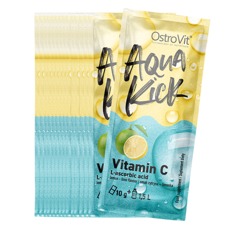 OstroVit Aqua Kick Vitamin C 10 g x 24 BOX Lemon-Lime