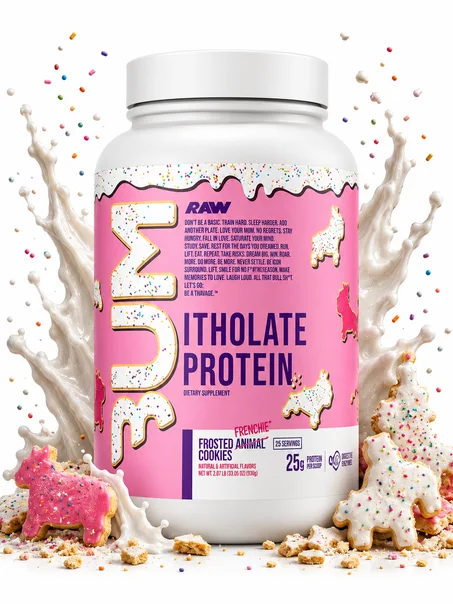 Itholate Protein Frosted Frenchie Cookies– 25 Servings – Whey Isolate Protéine , Récupération & Muscle