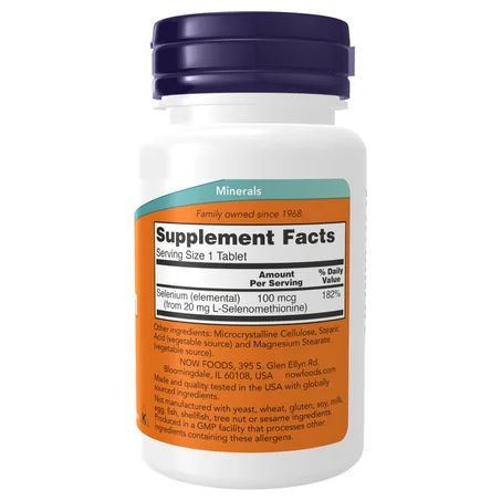 Now Foods Selenium 100 mcg - 100 Tabs
