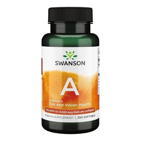 Swanson Vitamin A 10,000 IU 250 Sofgels