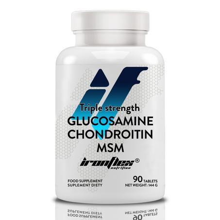 IronFlex Triple Srength Glucosamine MSM Chondroïtine 90 Tabs