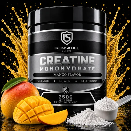 Skull Labs Creatine Monohydrate Mangue  250 g – Force, Puissance et Performance