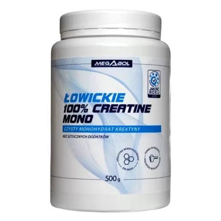 Megabol Łowickie 100% Créatine Mono 500 g Naturel