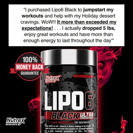Nutrex Research Lipo6 Black Ultra Concentrate 60 Caps
