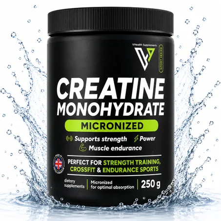 Creatine Monohydrate Micronized 250 g – Force, Puissance et Endurance Musculaire