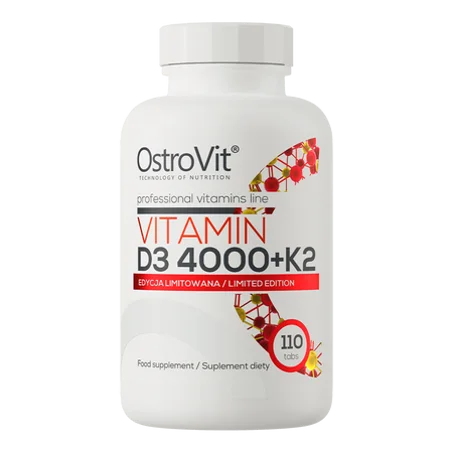 Vitamine D3 4000 IU + K2 110 Comprimés – Immunité & Santé des Os