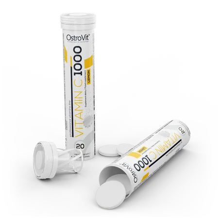 OstroVit Vitamine C 1000 mg 20 comprimés effervescents citron