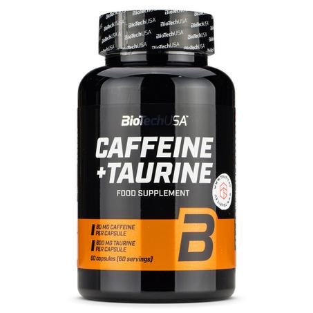 BioTechUSA Caffeine + Taurine - 60 Caps
